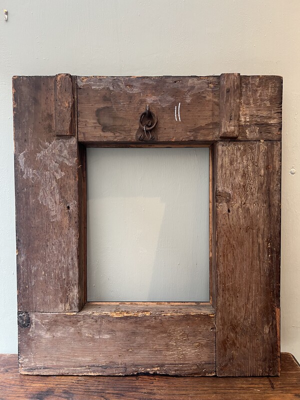 17th Century Black Wood Frame