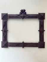 Tramp Art frame 19th century