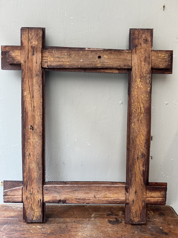 Tramp Art frame 19th century